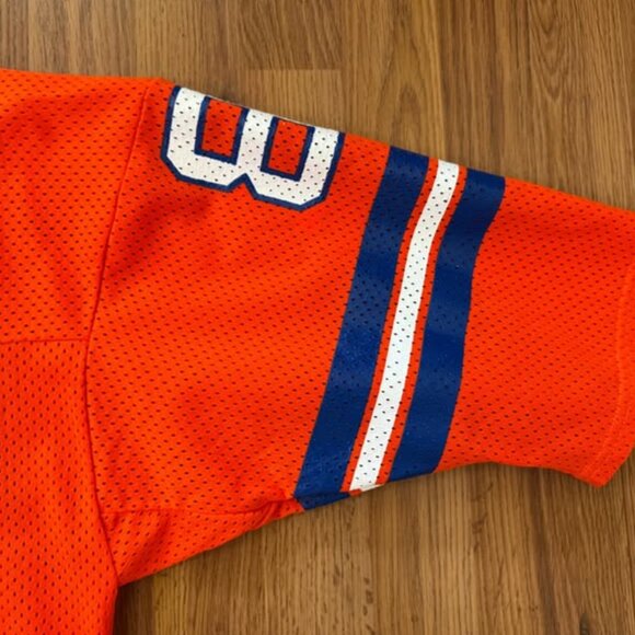 Denver Broncos Steve Watson #81 NFL FOOTBALL VINTAGE SAND KNIT Sz Medium Jersey! - Picture 3 of 9